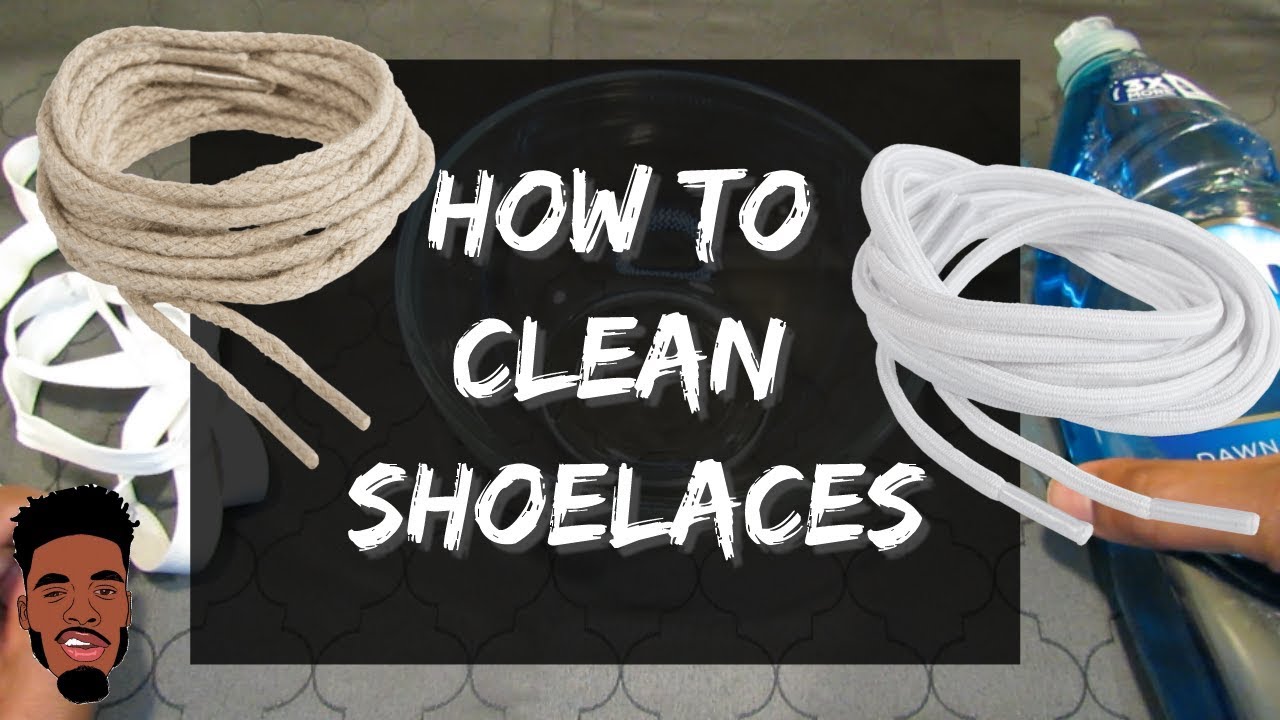 How to clean shoelaces ! Quick & Easy Way !