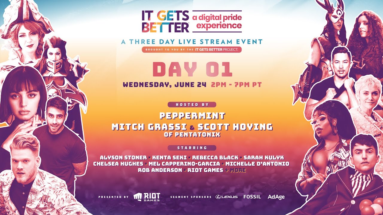 It Gets Better: A Digital Pride Experience Day 1