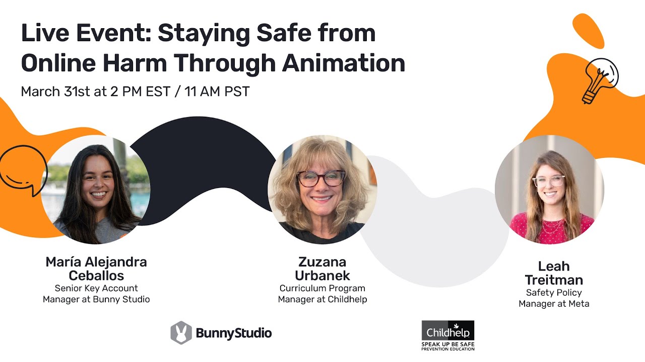 Live event: Staying Safe from Online Harm Through Animation