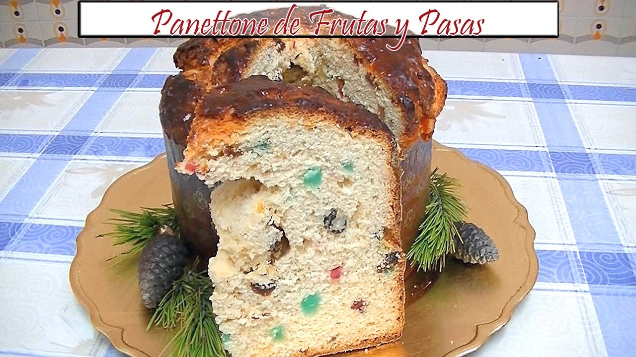 Panettone de Frutas y Pasas | Receta de Cocina en Familia