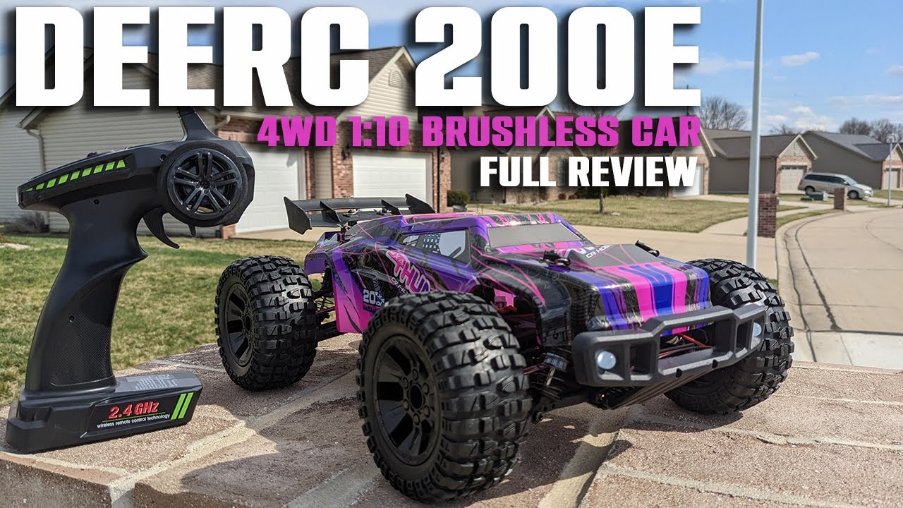 DEERC 200E Brushless 4WD 1/10 RC Car Review