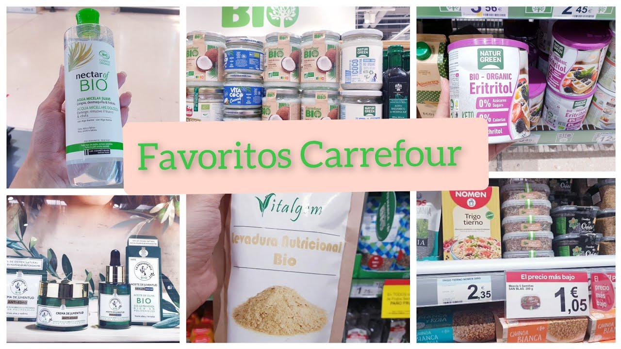أحسن منتجات للأكل والتجميل من كارفور❤كريمات، سيرومات، ماء الورد.........Favoritos Carrefour