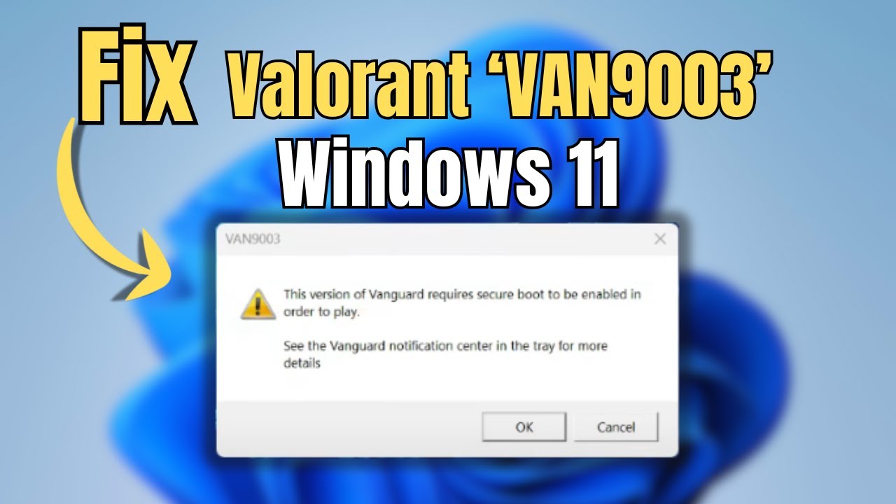 Как исправить ошибку Valorant Secure Boot и TPM 2.0 в Windows 11