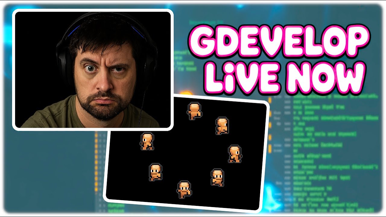 Building 8-Directional Character Movement – Live GDevelop Tutorial