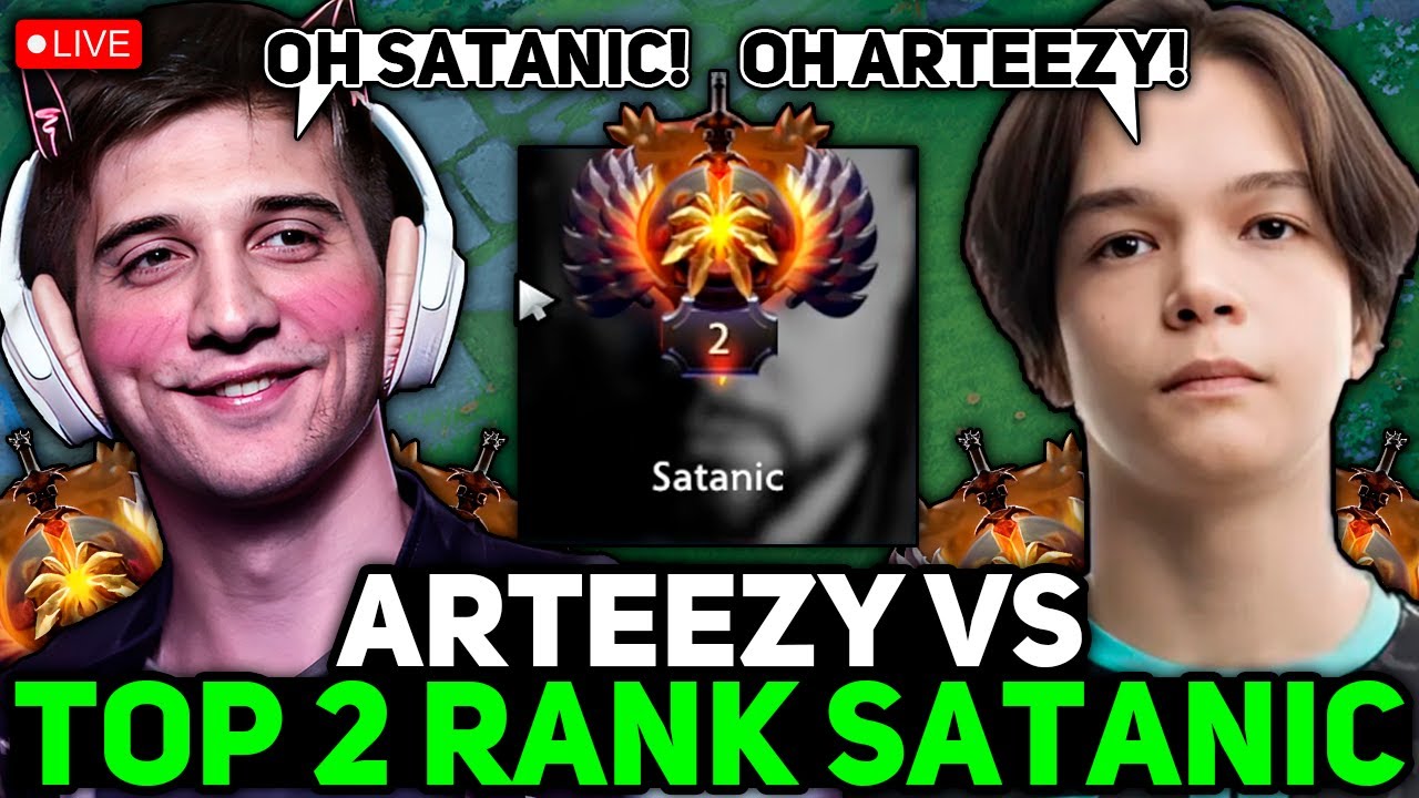 ARTEEZY о SHADOW FIEND против TOP 2 RANK SATANIC!