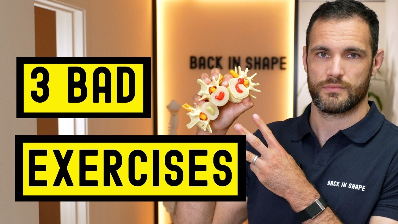 3 Worst Exercises For Low Back Pain & Sciatica