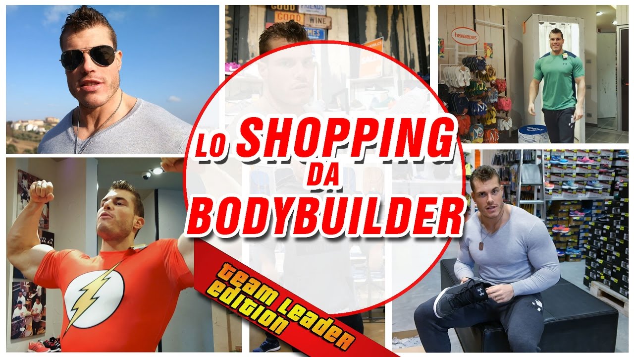 Lo shopping del bodybuilder - ABBIGLIAMENTO con il Team Commando ▪ Filippo Rispoli