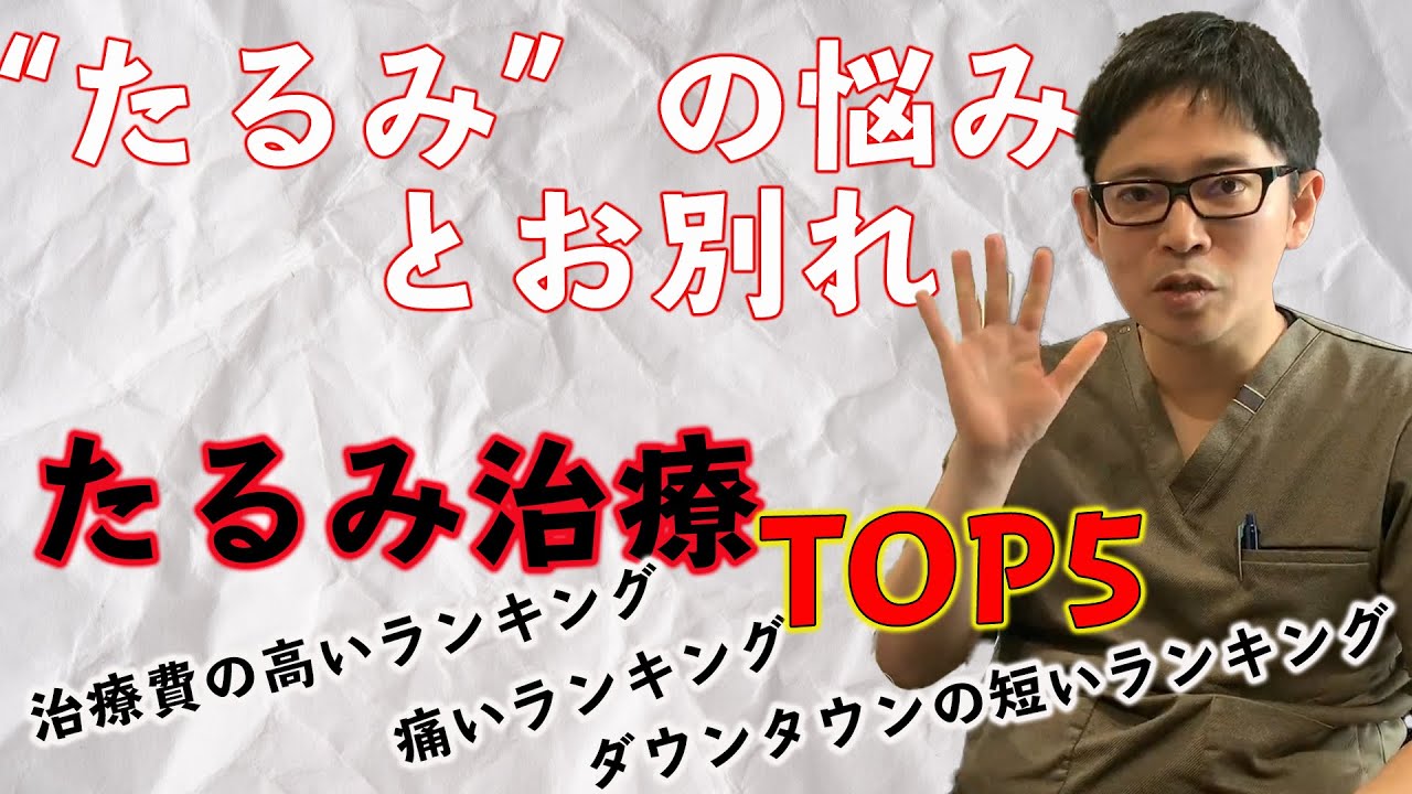 【2020年】たるみ改善。現役美容外科医がおすすめするたるみ改善治療ランキング