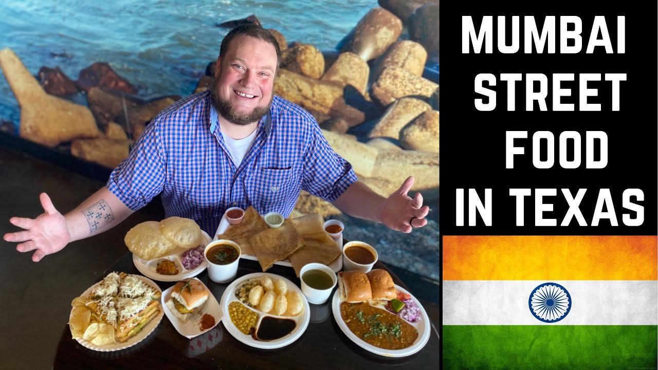 Amazing vegetarian Mumbai street food meal in Dallas!!  Indian food reaction!!