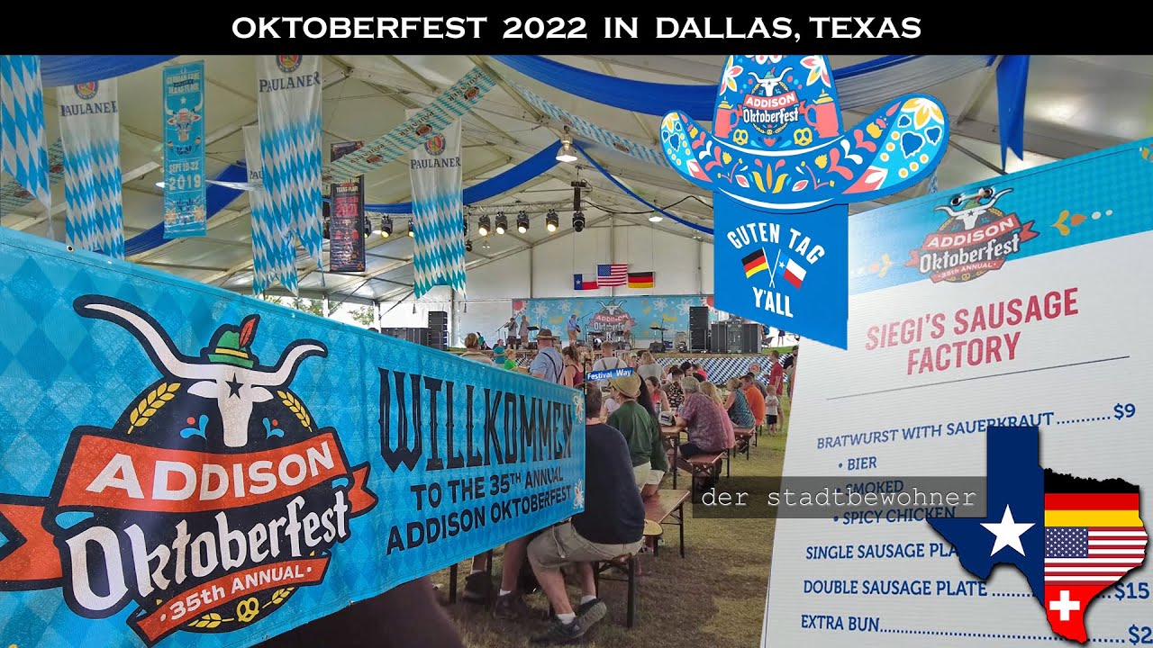 Guten Tag Y'all: Spaziergang übers Oktoberfest in Dallas (Addison, TX)