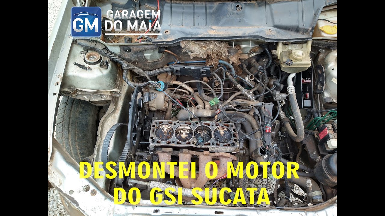 GM Corsa GSI 1.6 16v Sucata - Desmontando o motor que não funciona!