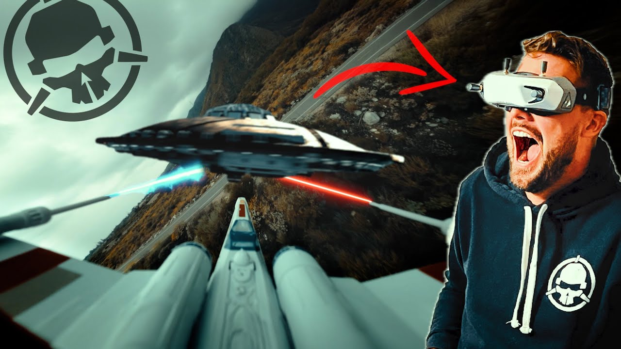 We Made a Star Wars X-Wing Flight Simulator!!! || Trailer