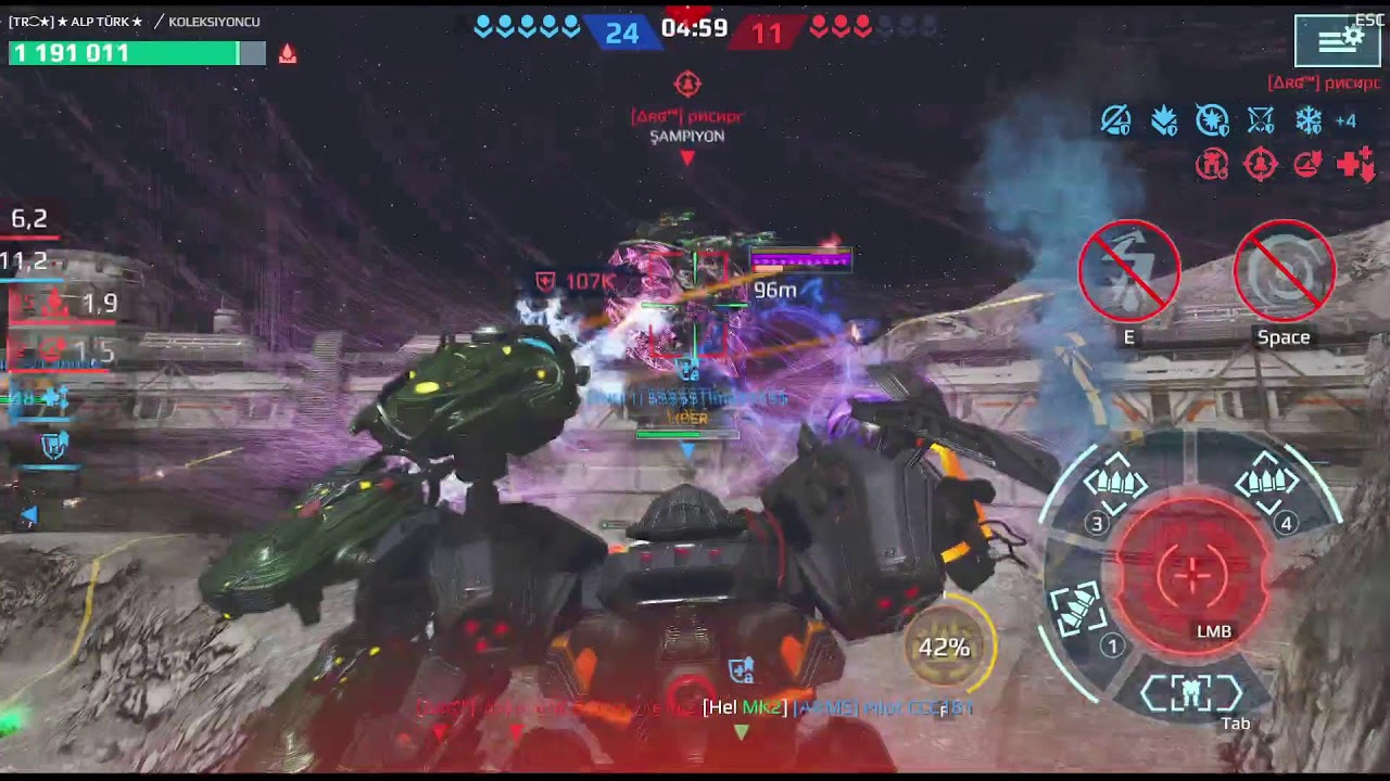 WAR ROBOTS , WAR ROBOTS TÜRKÇE EĞLENCESİNE MAÇLAR , DAVAY DAVAY CENTER CENTER RAMİZZZZZZZ :D