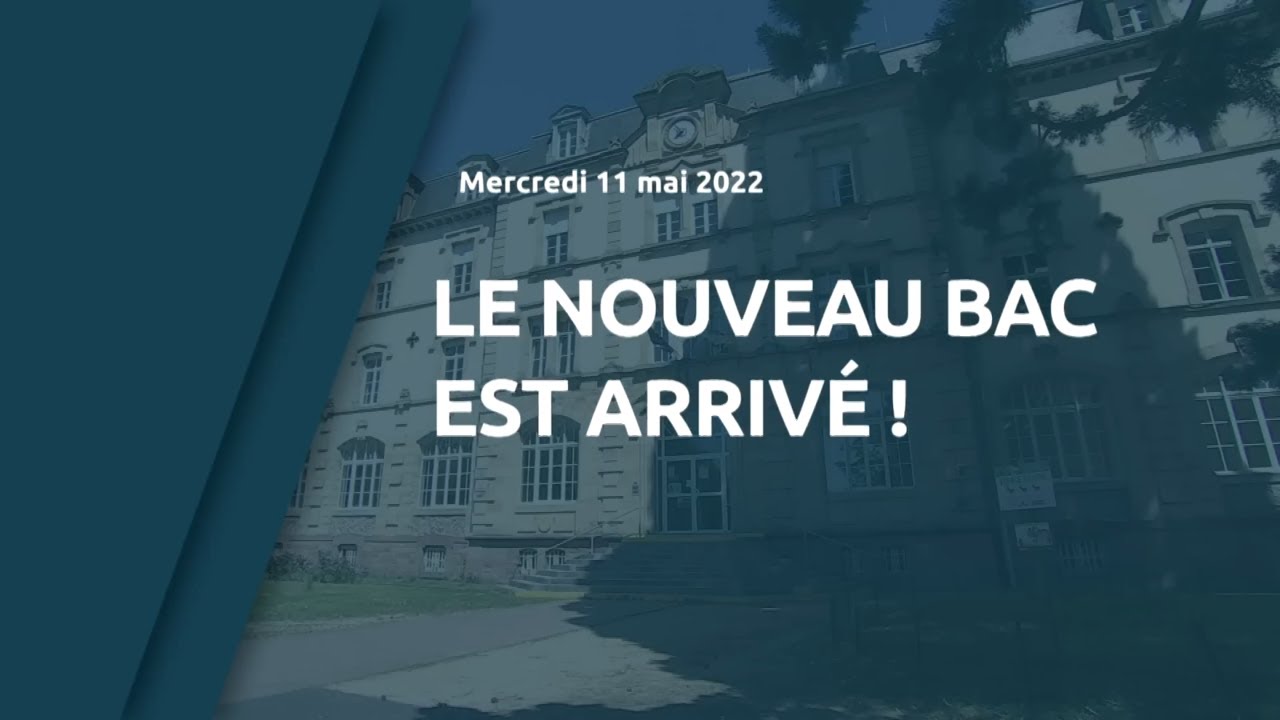 Le nouveau bac est arriv&eacute;