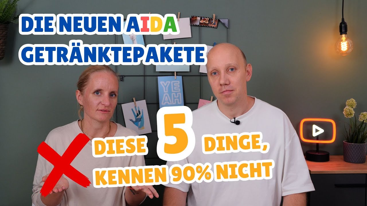 5 Dinge, die du noch nicht über die neuen Getränkepakete wusstest AIDA Getränkepakete 2025 🍻🍹🥂