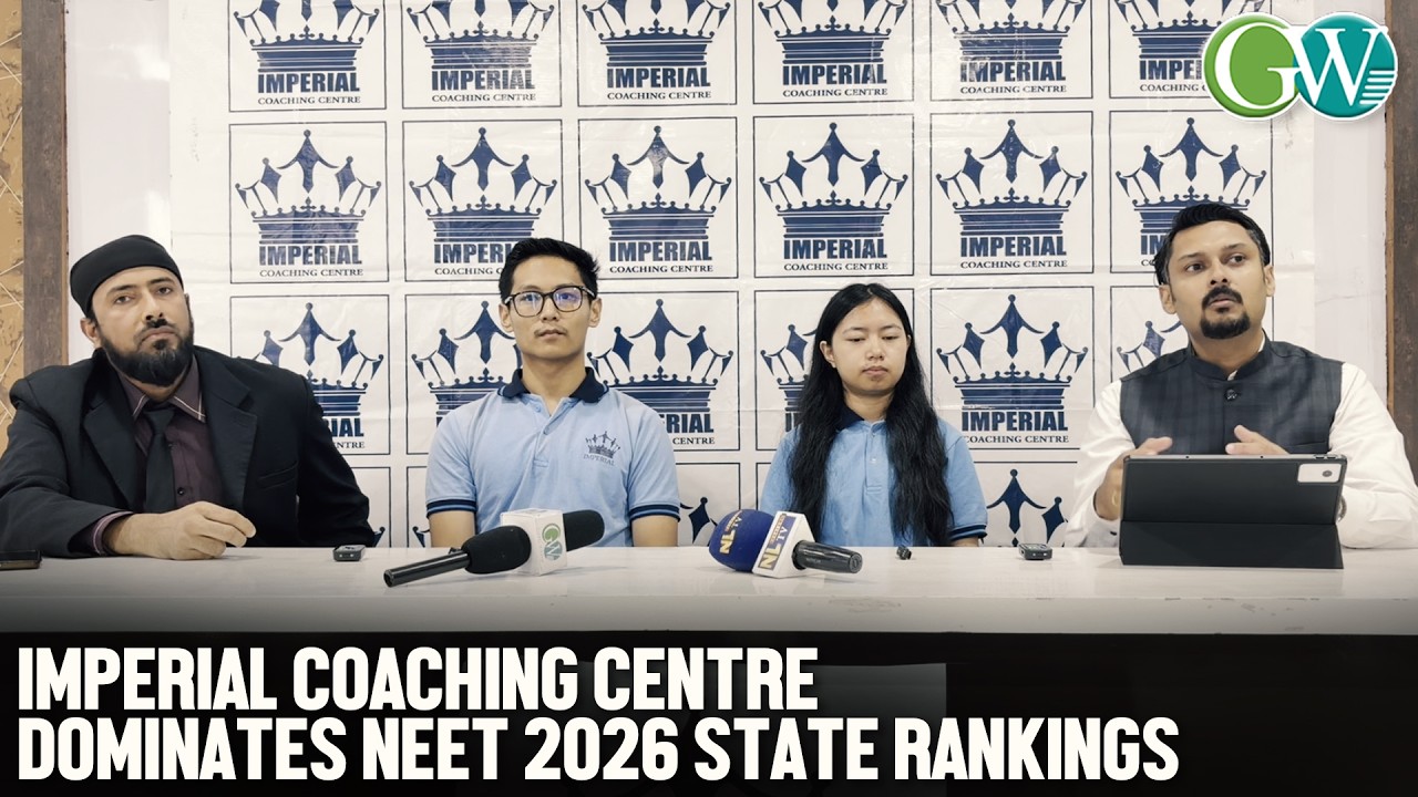 DOUBLE GLORY FOR IMPERIAL COACHING CENTRE: PRODUCES NAGALAND'S NO. 1 & NO. 2 IN NEET 2026