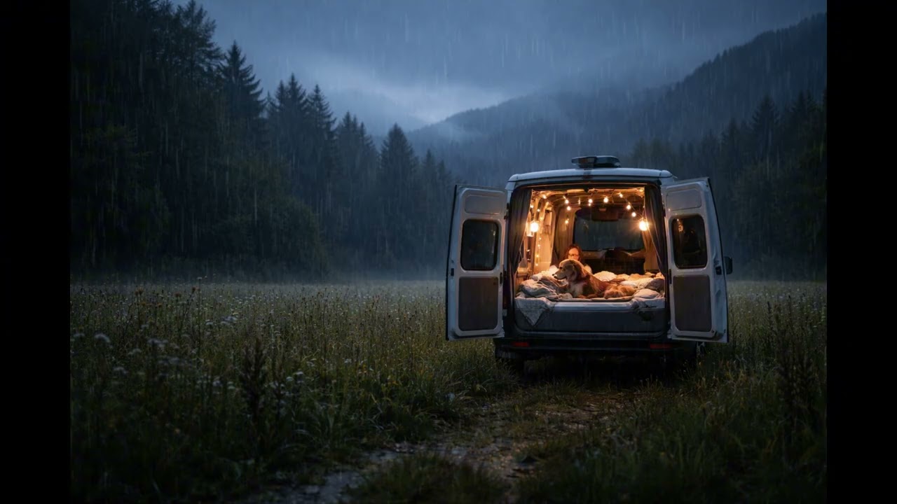 Car Rain Sounds for Sleep | 차 안 빗소리 편안한 잠  숙면