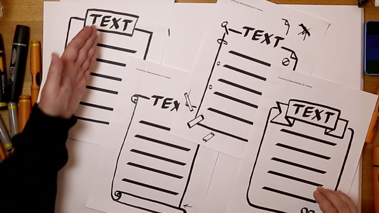 Graphic Recording Tutorial 1: Drawing simple containers