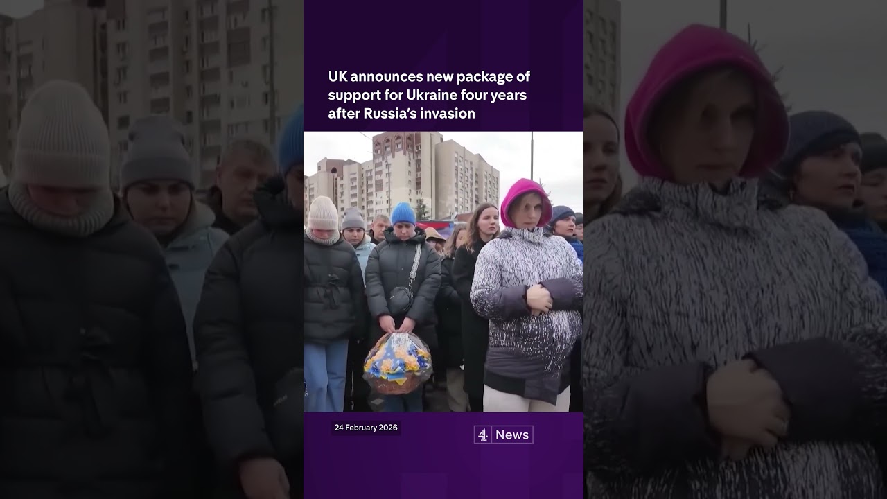 UK announces new package of support for Ukraine four years after Russia&rsquo;s invasion