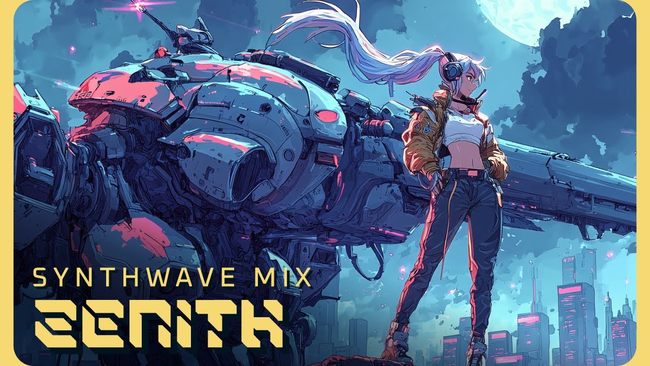 ZENITH | Mecha Synthwave Mix for Deep Focus & Productivity