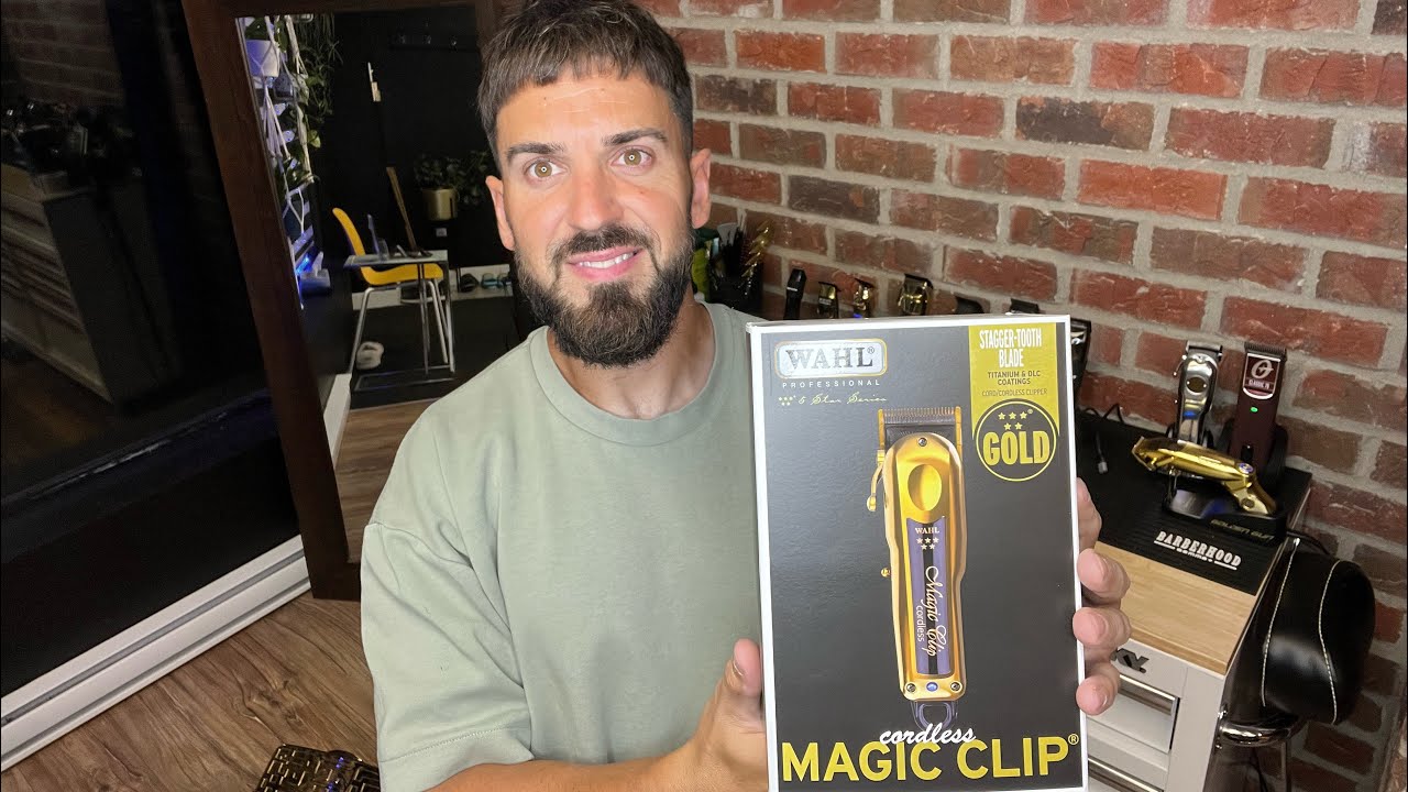 Wahl magic clip gold déballage