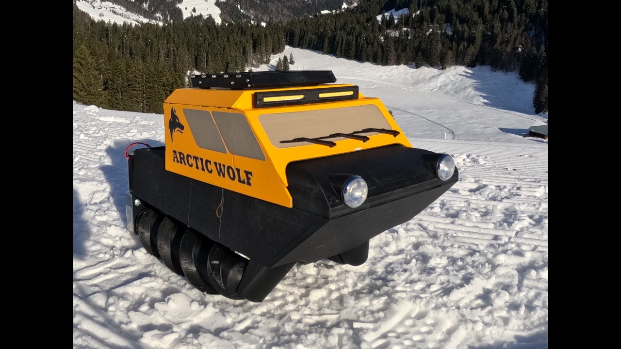 screw vehicule  et aerosan dans la neige
