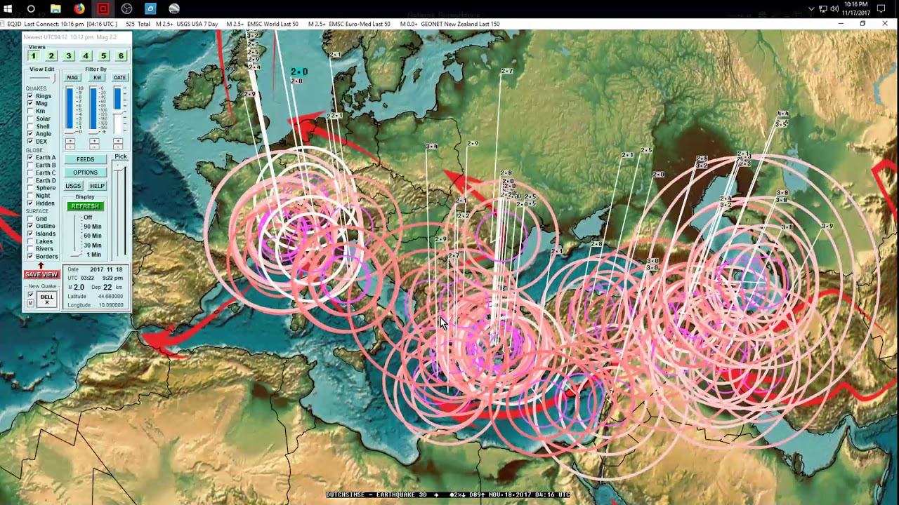 11/17/2017 -- Large Earthquake in China -- Global unrest spreading as expected -- HAVE A PLAN