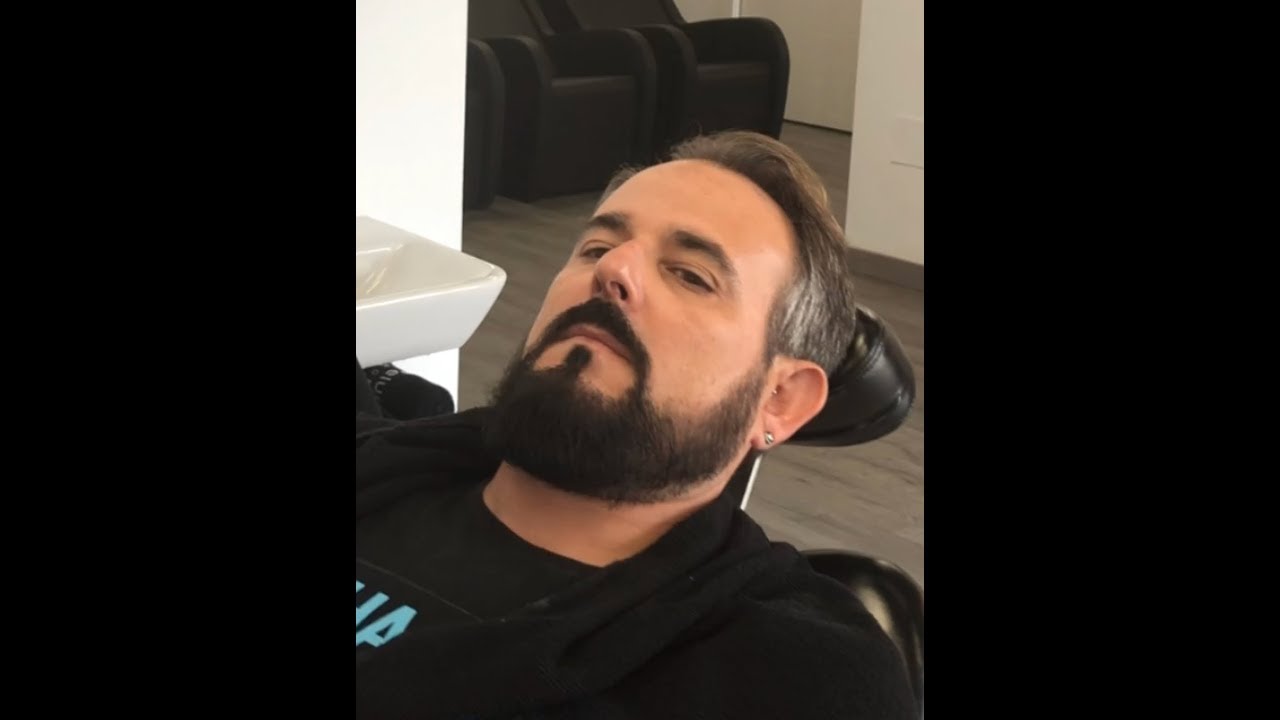 Como pintar la barba sin manchar la piel.