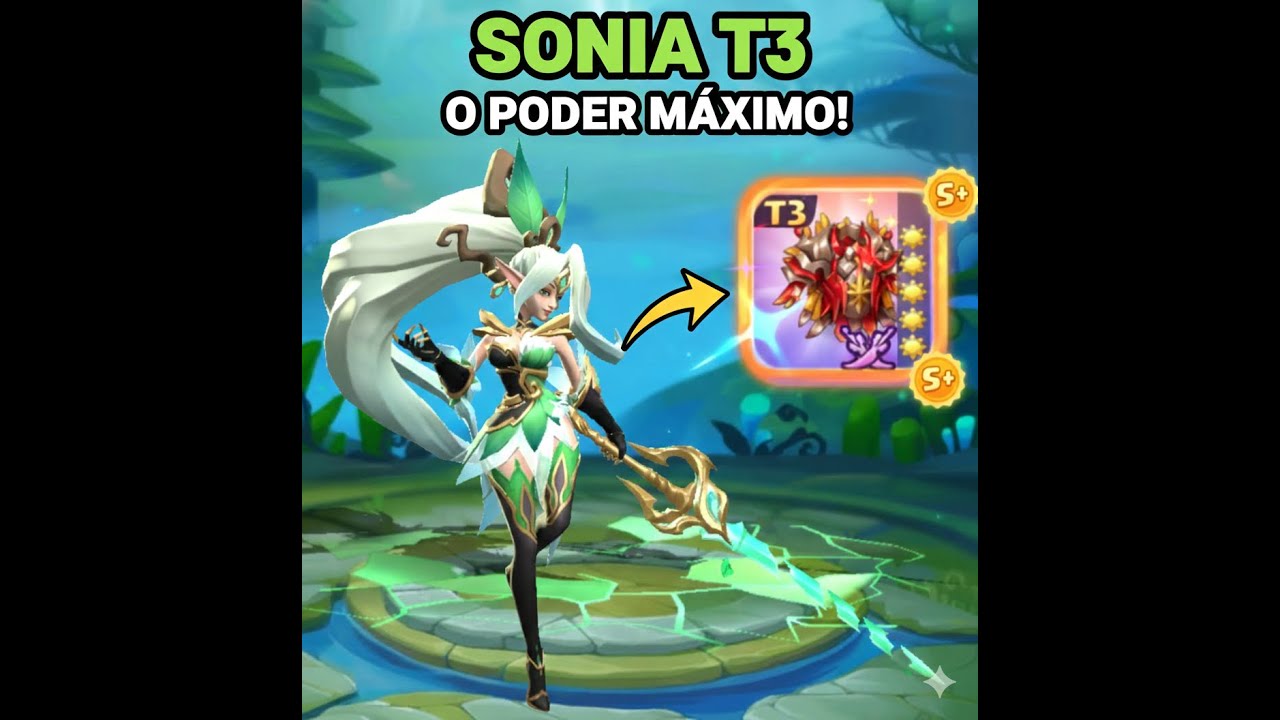 SONIA COM ARMADURA T3: ELA FICOU ABSURDA COM ESSA ARMADURA! 😱