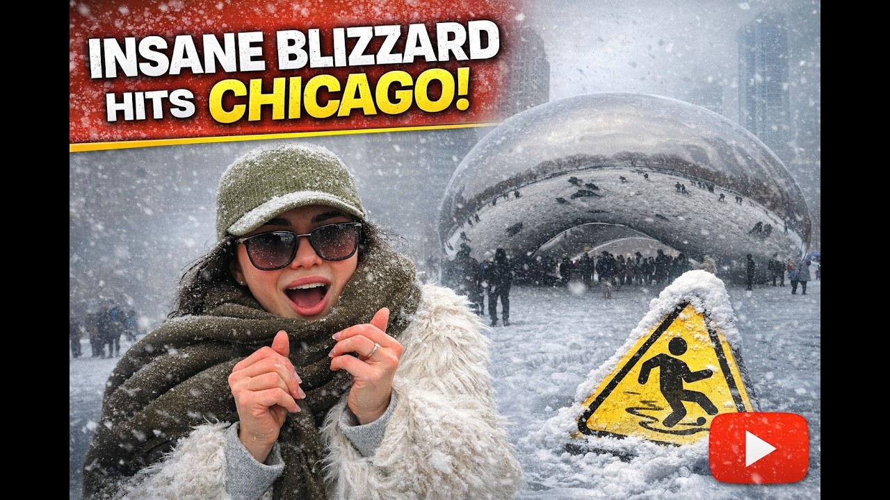 SURVIVING a Snow Storm in Chicago 🇺🇸 | قدرنا ننجو من اكبر عاصفة ثلجية في شيكاغو ⛄️🥶