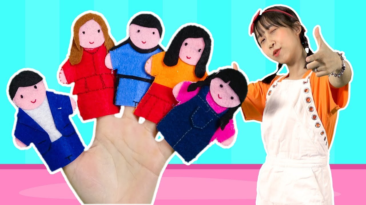 Танец с песней - Finger Family Song (2019) для детей | Детские стишки с родителями