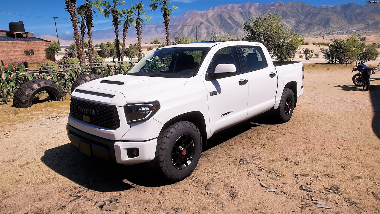 Forza Horizon 5 . Toyota Tundra TRD PRO 2020 . Car Show Speed Jump Crash Test Drive .