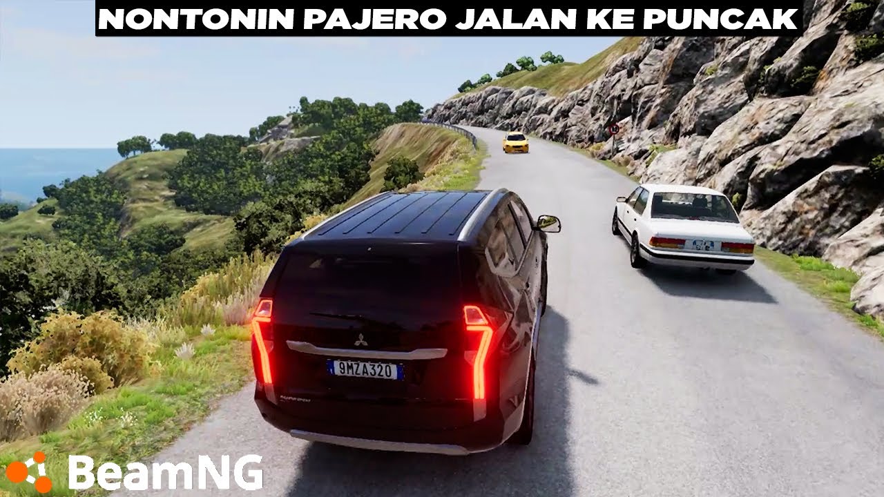 Video Ini Untuk Orang Gabut😊😊 Ngeliatin Mobil Pajero Ugal di Jalan Sempit 🔥🔥 BeamNG Drive Indonesia
