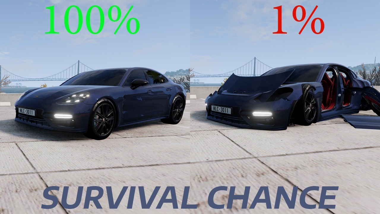 Realistic Survival Chance Crashes #5 | BeamNG.drive