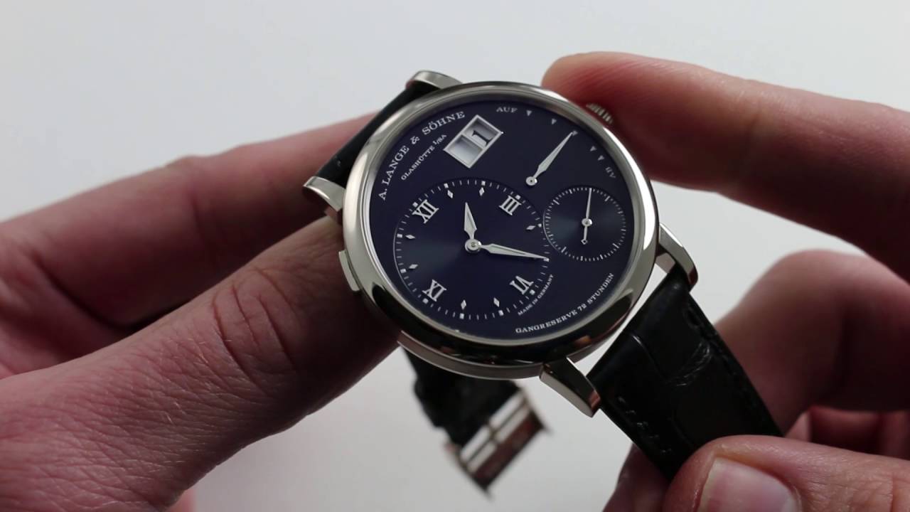 A. Lange & Sohne Grand Lange 1 Reference 117.028 Luxury Watch Review