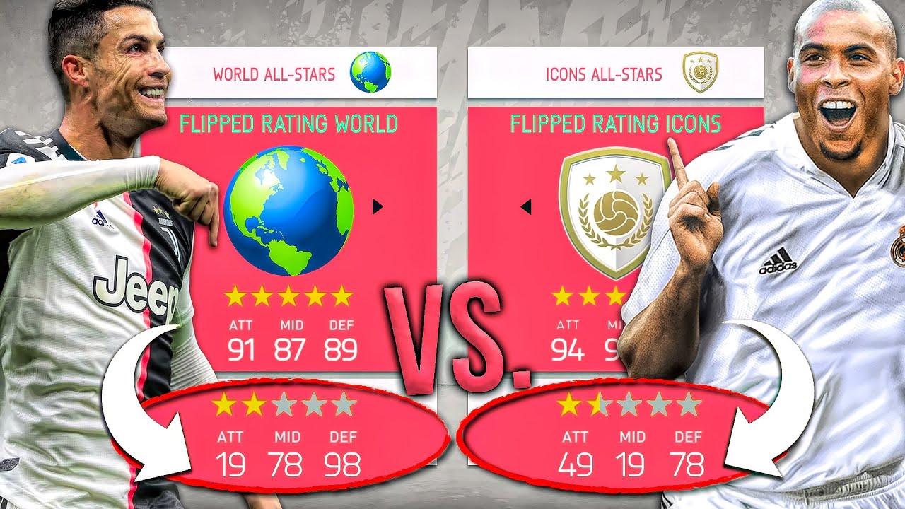 FLIPPED RATING ICONS vs. FLIPPED RATING WORLD! - FIFA 20 Career Mode