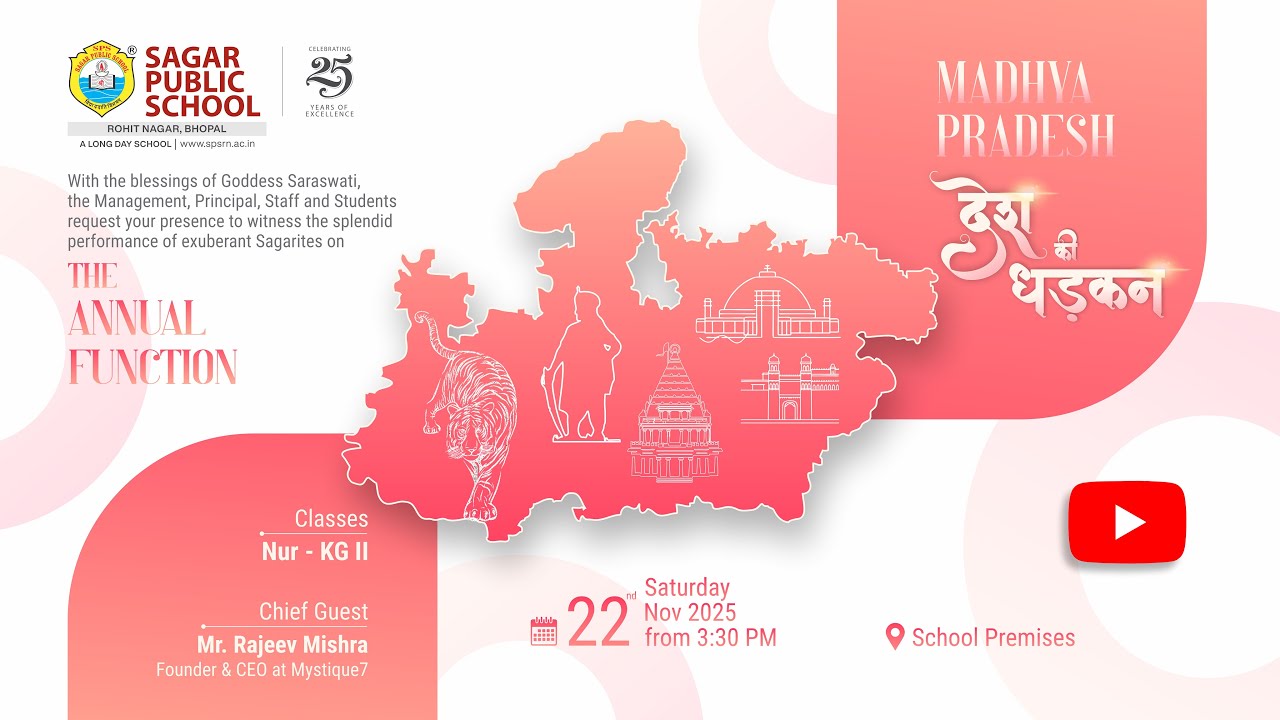 “Madhya Pradesh – Desh Ki Dhadkan ” | Pre-Primary Annual Function 2025 | Nur- KG2 | SPS Rohit Nagar