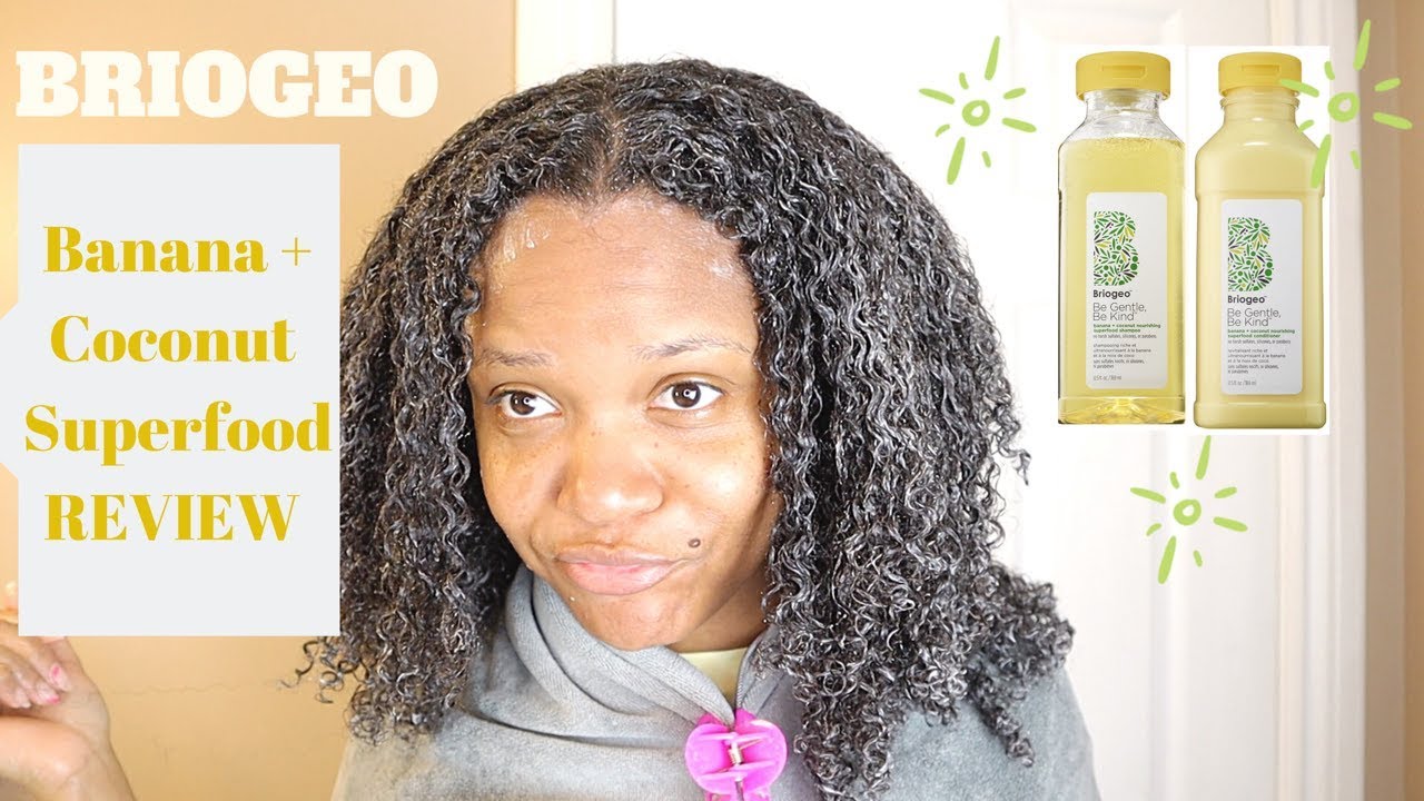 NEW BRIOGEO BANANA-COCONUT LINE  ON CURLY HAIR | I WAS ROOTING FOR YOU!! |  EXOTIK_ROOTS