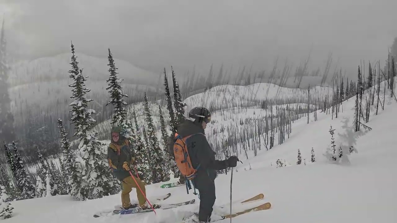 Great Northern Snowcat Skiing GNSS 2025 02 28 Burn in the Burn