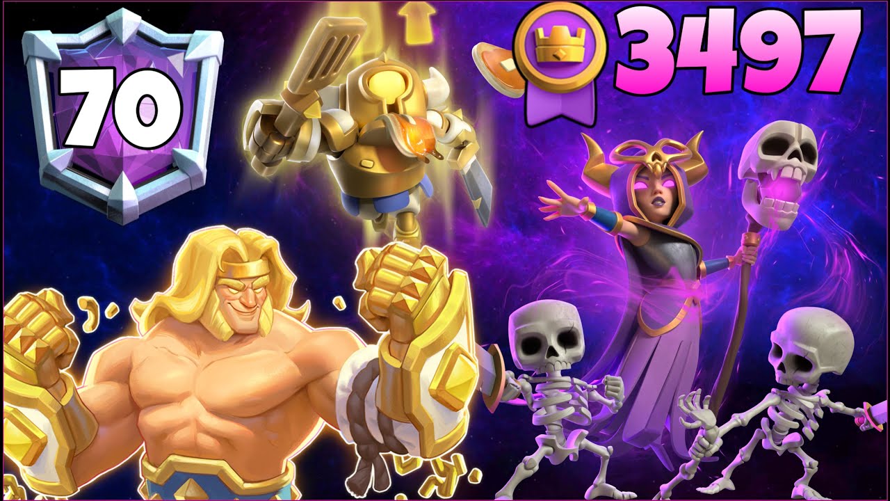 3500🥇 with Hero Giant x Pekka Deck.!