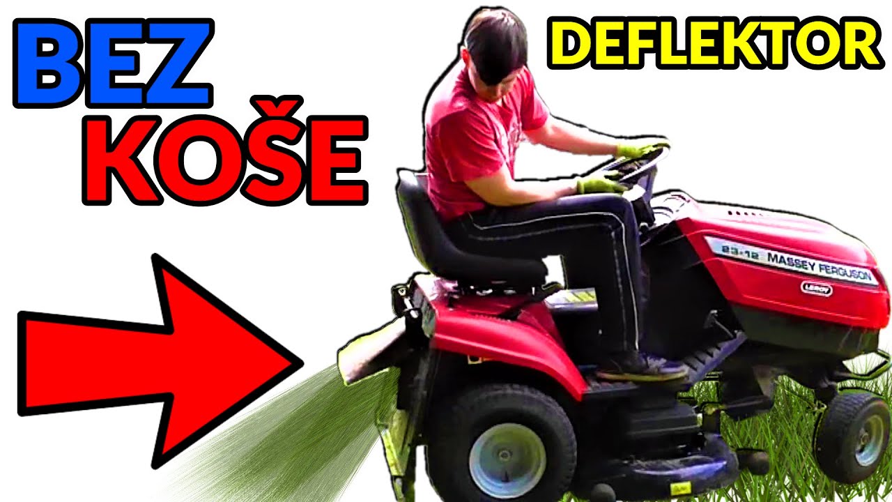 Výroba DEFLEKTORU k zahradnímu TRAKTORU! | Kryt výhozu trávy | Garden tractor deflector