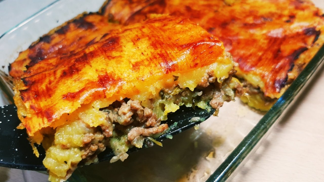 بطاطا مع اللحم بالفرن وصفة سهلة وسريعة لمحبين البطاطا //💚green_kitchen