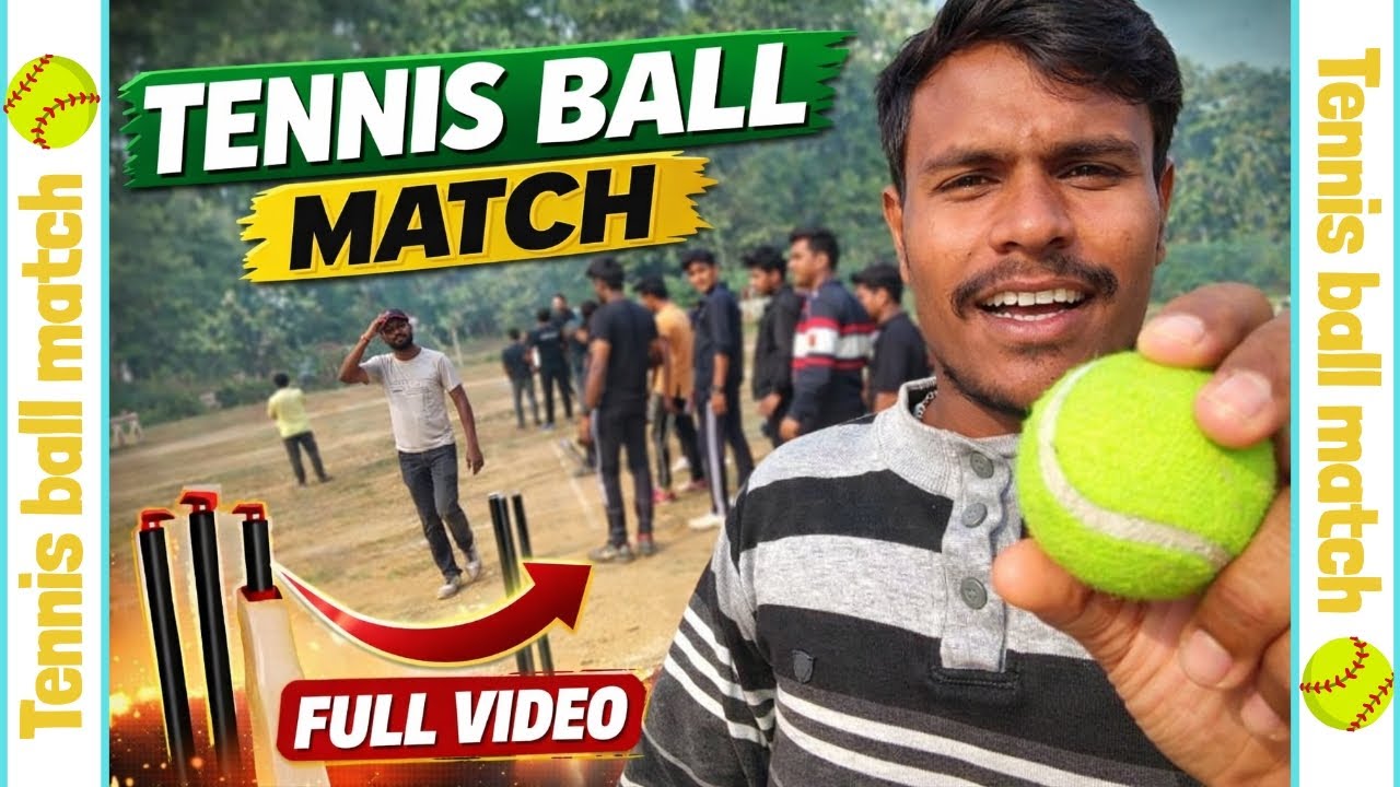 Tennis ball match 🥎🏏 Full video | Cricket vlog journey | #cricket #youtube 