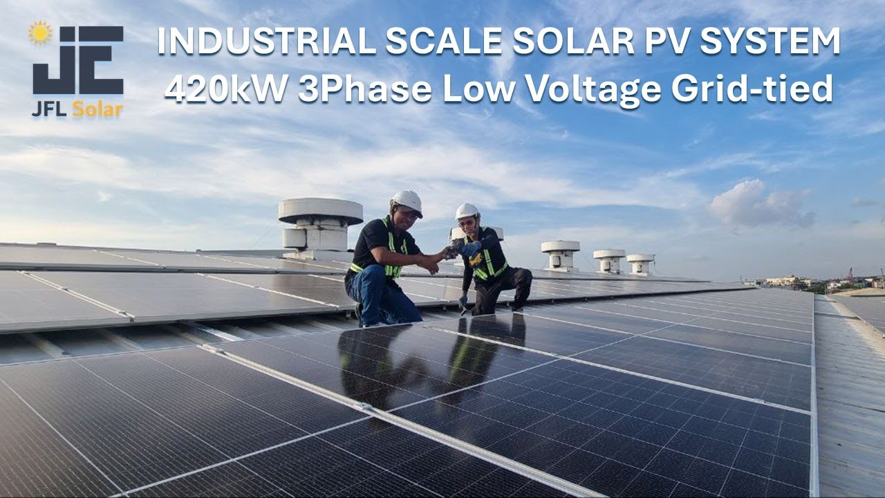 420kW 3Phase (Monitoring & Testing) Grid tied PV System  - Installed by JFL Solar
