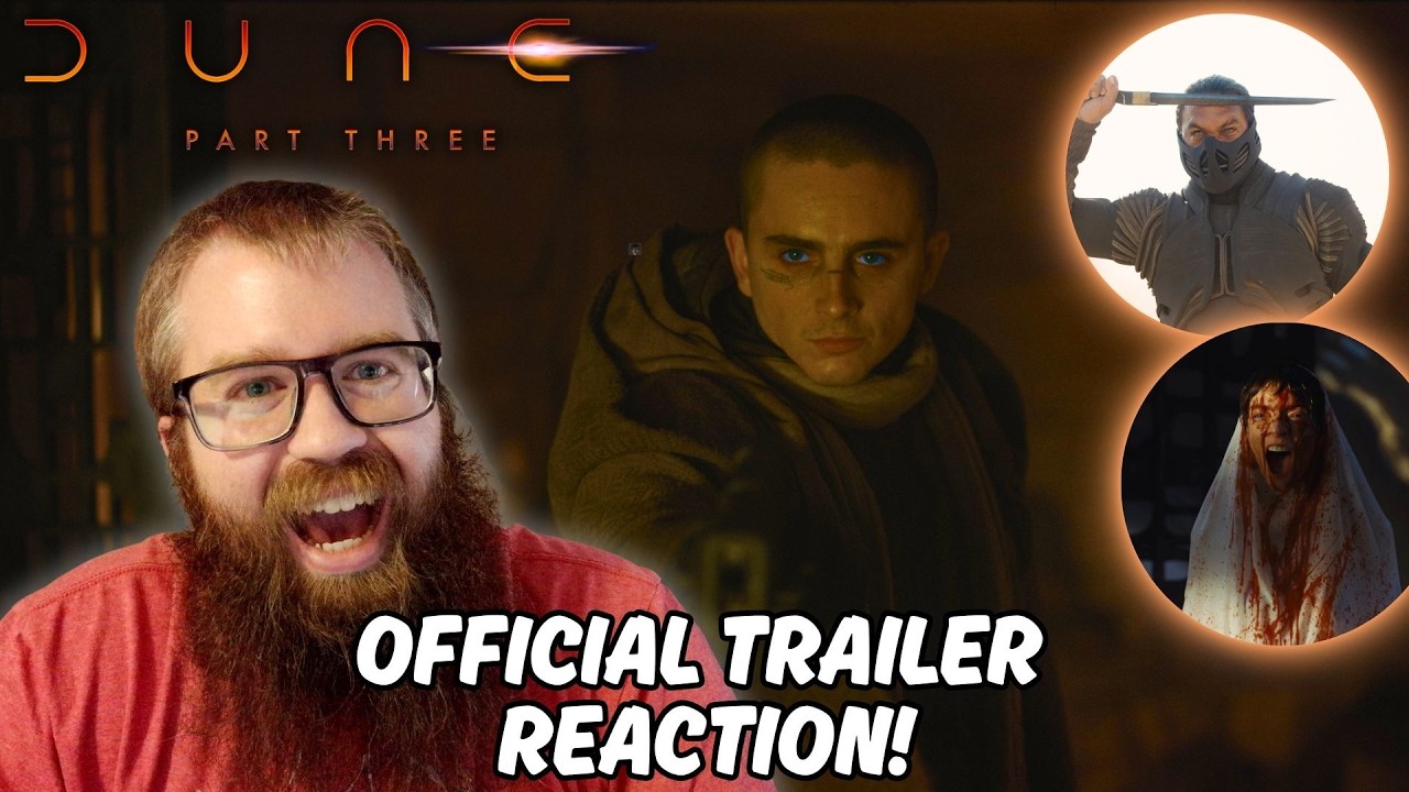 Dune: Part Three | Official Trailer REACTION!!! LETS GO!!!