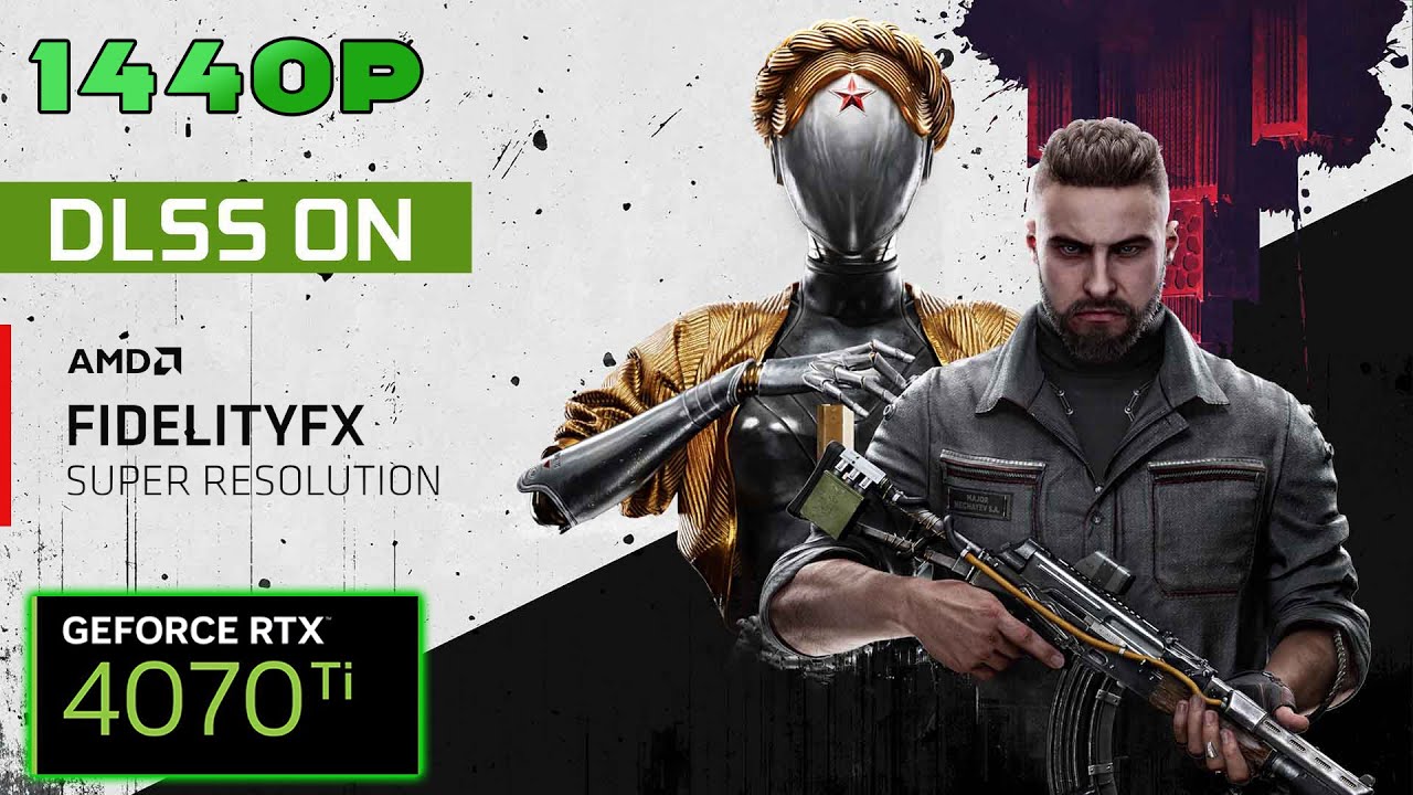 Atomic Heart RTX 4070 Ti 1440p RT DLSS , FSR Maxed Out