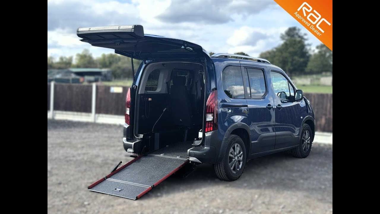 2022 Peugeot Rifter 1.5 BlueHDI HORIZON ALLURE WAV - Wheelchair Adapted Vehicle