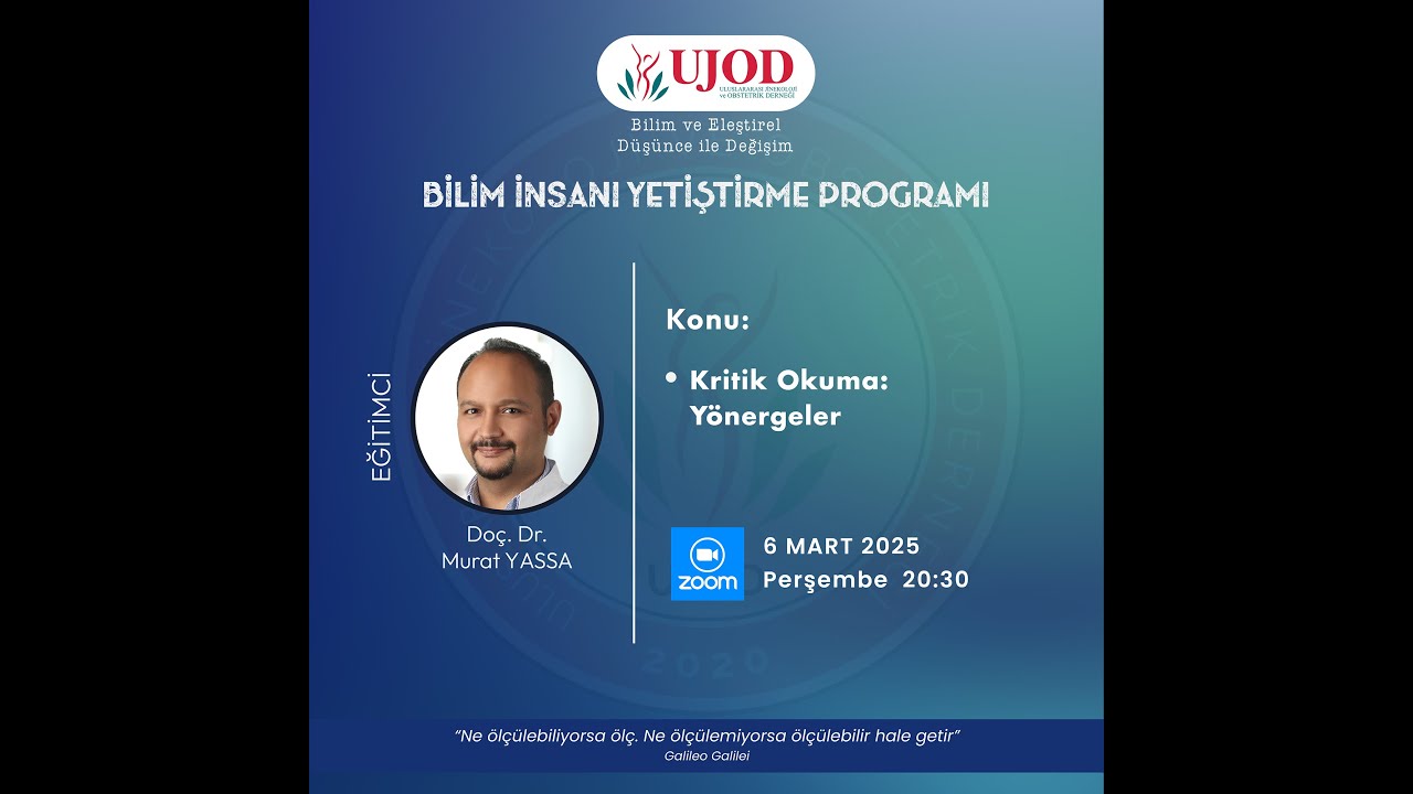 Kritik Okuma :Yönergeler / Doç.Dr. Murat Yassa