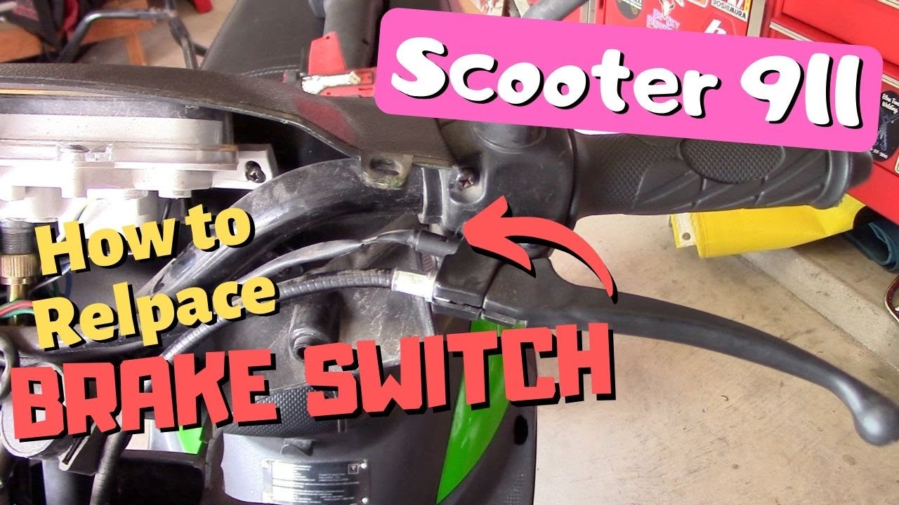 Scooter 911: как заменить неисправный тормозной переключатель