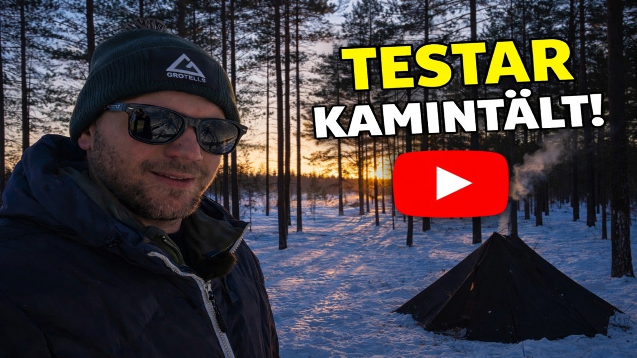 Sover i Kamintält i -15°C - Funkar Det Egentligen?